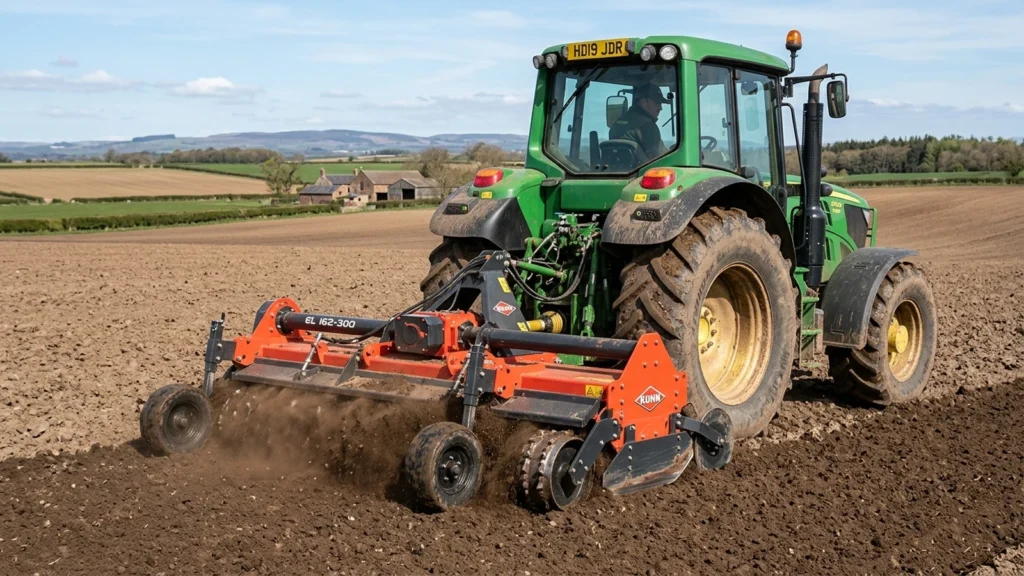 આધુનિક ખેતી રોટાવેટર અને ટ્રેક્ટર - Modern Tractor Rotavator Agriculture Equipment Ambika Gela